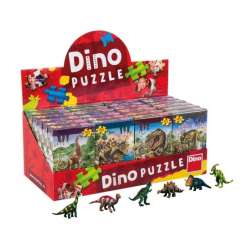 Puzzle 60 Dinozaury i figurka mix