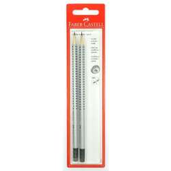 Ołówek Grip 2001/HB, B + gumka 2szt. FABER CASTELL - 1