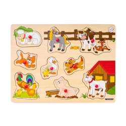 Puzzle na desce - Zwierzęta gospodarskie 91905 Woody (021 91905) - 1