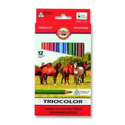 Kredki 12 kolorów Triocolor 9mm 3142 KOH-I-NOOR (3142012005KS1204) - 1