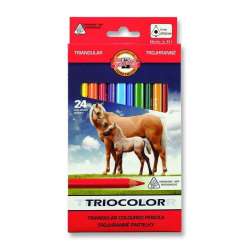 Kredki 24 kolory Triocolor 9mm 3144 KOH-I-NOOR (3144024005KS0604) - 1