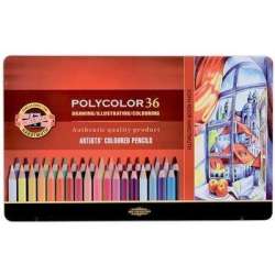 Kredki Polycolor 36 kolorów opakowanie metalowe - 1