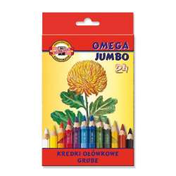 Kredki Omega Jumbo 24 kolory - 1
