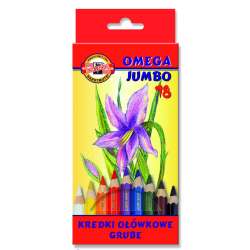 Kredki Omega Jumbo 18 kolorów - 1