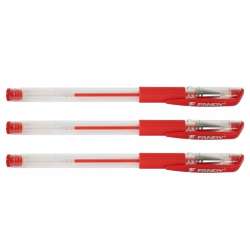 Długopis żelowy Fandy czerwony (12szt) - 1