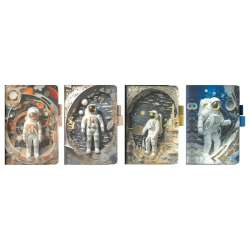 Notes C6 80K z gumką linia Kosmos mix