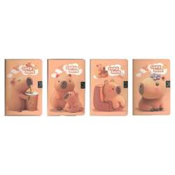 Notes z kłódką B6 80K linia Kapibara mix