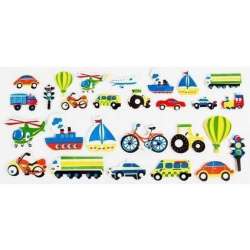 Naklejki piankowe 3D Transport 35szt