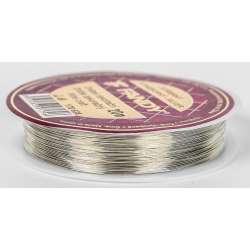 Drucik metalowy 20m srebrny - 1
