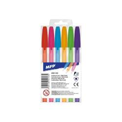 Długopis Tika 107 Fluo zestaw 6 kolorów
