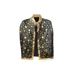 Peleryna czarownicy czarno-złota 100x80cm