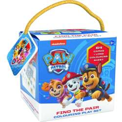 Memory 64 karty + kolorowanka Psi Patrol