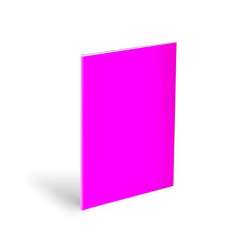 Okładka na zeszyt A5 neon pink 180mic (10szt)
