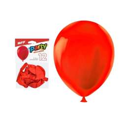 Balon dmuchany czerwony 26cm 12szt