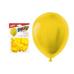 Balon dmuchany standard żółty 26cm 12szt