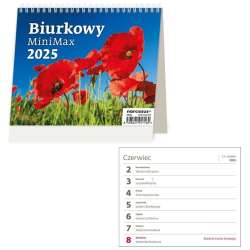Kalendarz 2025 biurkowy MiniMax tygodniowy HELMA - 1