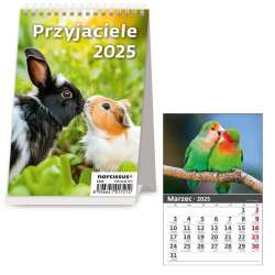 Kalendarz 2025 biurkowy Przyjaciele HELMA - 1