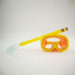 Okulary do pływania z rurką mix - 1