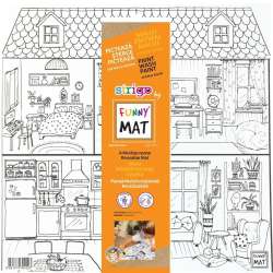 Mata biała Sweet Home Funny Mat STRIGO - 1