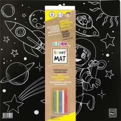 Mata czarna + kreda Space Funny Mat STRIGO - 1