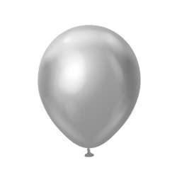 Balony Mirror Silver 50szt