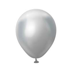 Balony Mirror Silver 100 szt
