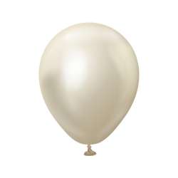 Balony Mirror White Gold 100 szt. - 1