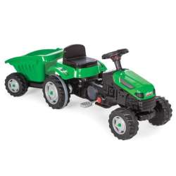 PROMO Traktor na pedały z przyczepą zielony (012150) - 1