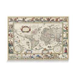 Puzzle 2000 Mapa świata