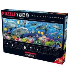 Puzzle 1000 Panorama Podmorskie życie