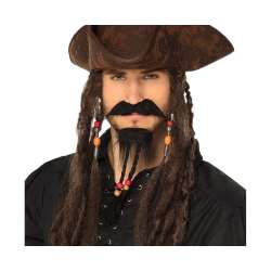 Zestaw wąsy i broda pirata