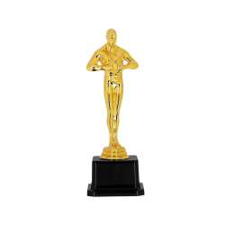 Złota statuetka Winner award 21cm