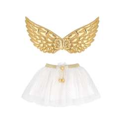 Strój złoty aniołek roz. uniwersalny - 1