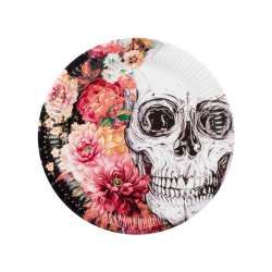 Talerzyki papierowe Day of the dead 23cm 10szt