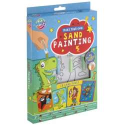 Zestaw naklejek z piaskiem Dino (100037D)