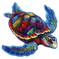 Puzzle 189 drewniane Żółw