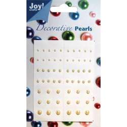 Perełki samoprzylepne kremowe 58szt