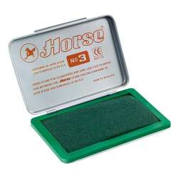 Poduszka do stempli nr3 zielona 85x54mm HORSE