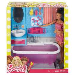 Barbie Mebelki + lalka DVX51 mix MATTEL Cena za 1szt (DVX51 381876) - 1