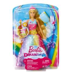 Barbie Lalka Magiczne włosy Księżniczki FRB12 MATTEL (FRB12 407333) - 1