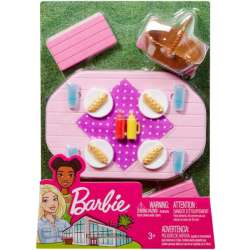 Barbie Mebelki ogrodowe Stół piknikowy MATTEL (FXG40) - 1