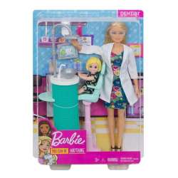 Barbie Lalka Dentystka zestaw FXP16 DHB63 MATTEL (DHB63 FXP16) - 1