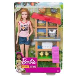 Barbie Lalka Farmerka z kurnikiem FXP15 DHB63 MATTEL (DHB63 FXP15) - 1