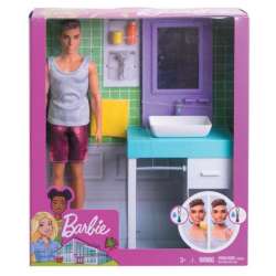 Barbie Ken domowe zajęcia FYK51 p3 MATTEL mix (FYK51 430343) - 1