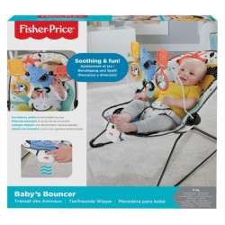 Fisher-Price Baby Gear Leżaczek maluszka Dżungla MATTEL (GNR00) - 1