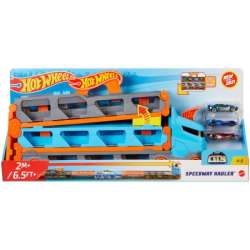 Hot Wheels CITY Wyścigowy transporter 2w1 p2 MATTEL (GVG37) - 1