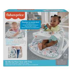 Fisher-Price Baby Gear Fotelik-siedzisko „Siadaj ze mną“ z blacikiem pastelowy p2 MATTEL (HBD68) - 1