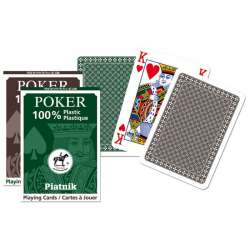 Karty pojedyncze talie plastikowe Poker (GXP-643076) - 1