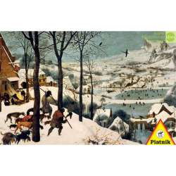 Puzzle 1000 - Brueghel, Myśliwi na śniegu PIATNIK - 1