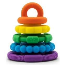 Silikonowa piramida gryzaki krążki Tęcza